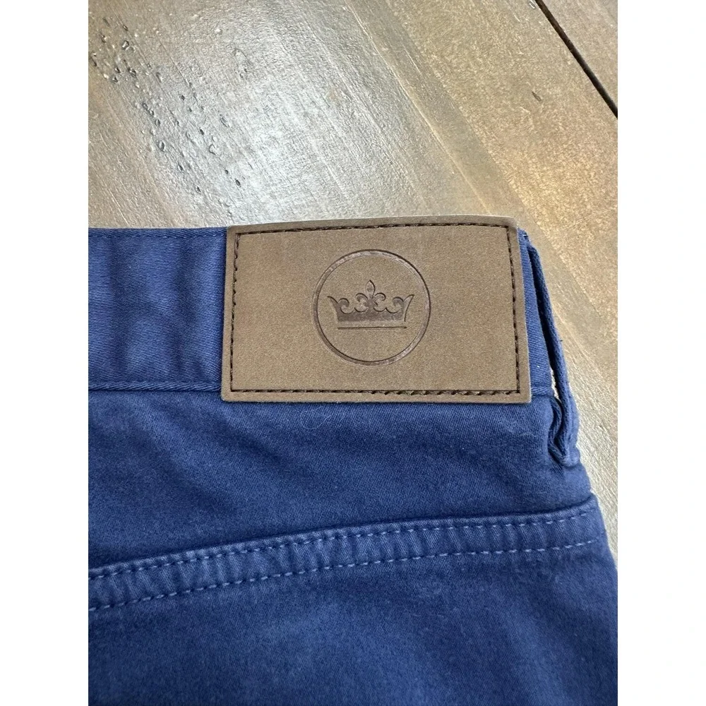 Peter Millar‎ Pants Mens 40 Navy Blue Five-Pocket Chino Golf Stretch Casual